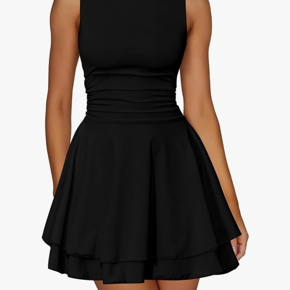 Elegant Black Sleeveless Dress